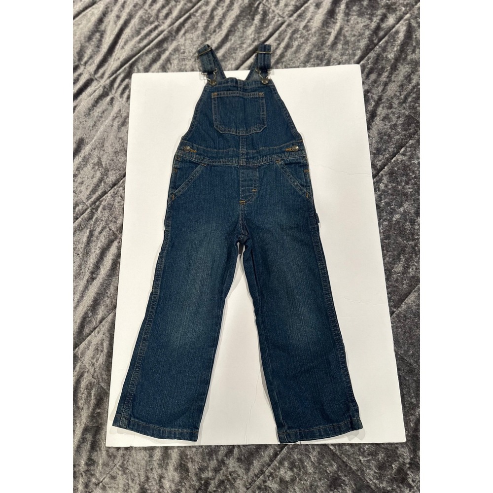 Wrangler Carpenter Denim Overalls Size 4T Blue
